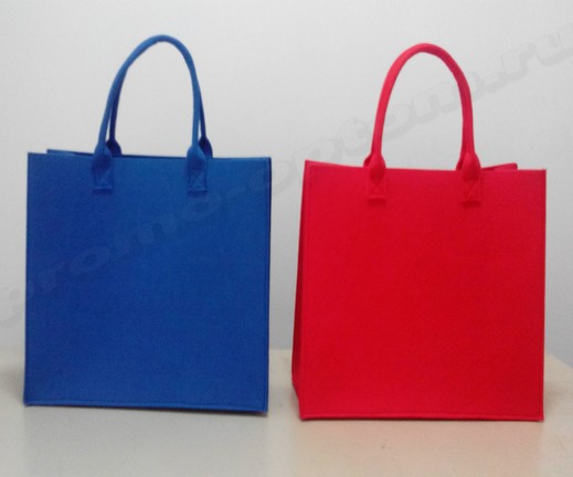 сумки из цветного фетра